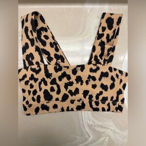 Allfenix Leopard Print Sports‎ Bra !!!